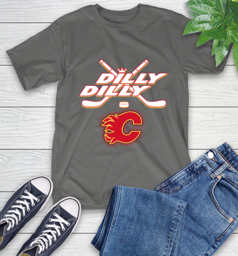 NHL Calgary Flames Dilly Dilly Hockey Sports T-Shirt 9