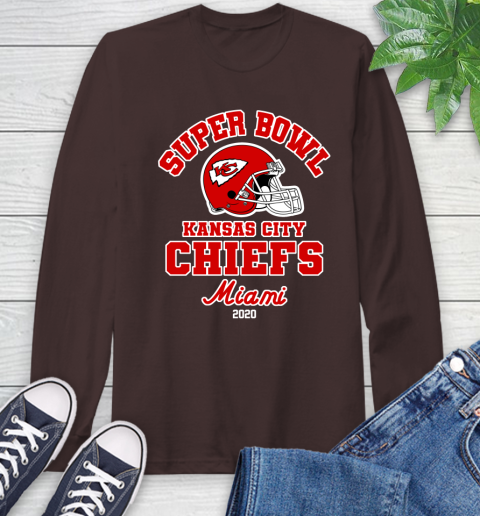 Kansas City Chiefs Super Bowl Champion Miami Logo 2020 NFL Shirts 61