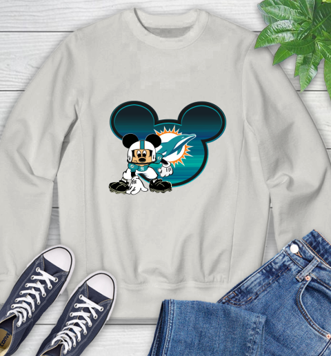 NFL Miami Dolphins Mickey Mouse Disney Football T Shirt Sweatshirt 12