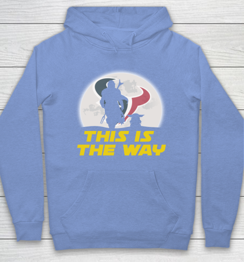 Houston Texans NFL Football Star Wars Yoda And Mandalorian This Is The Way Hoodie 8