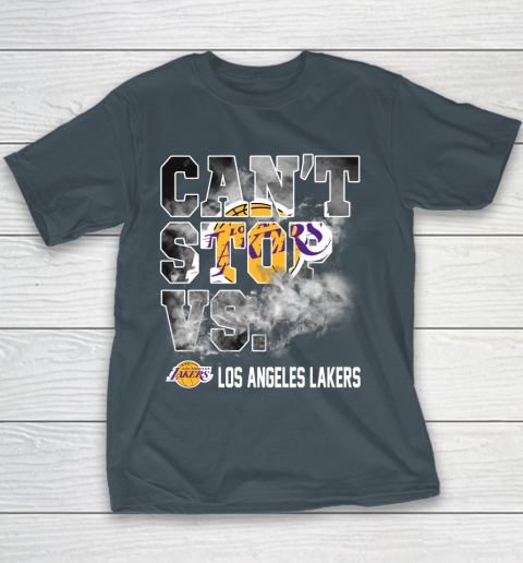 NBA Los Angeles Lakers Basketball Can't Stop Vs Youth T-Shirt 5