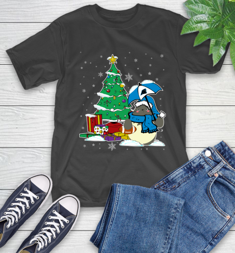 Carolina Panthers NFL Football Cute Tonari No Totoro Christmas Sports T-Shirt