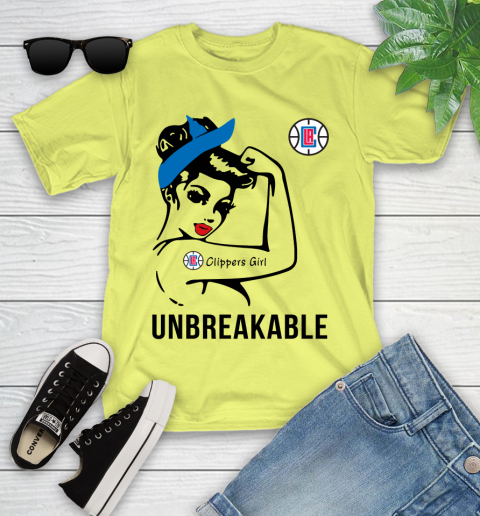 NBA Los Angeles Clippers Girl Unbreakable Basketball Sports Youth T-Shirt 5