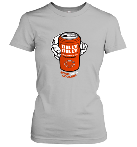 Bud Light Dilly Dilly! Chicago Bears Birds Of A Cooler Women's T-Shirt 