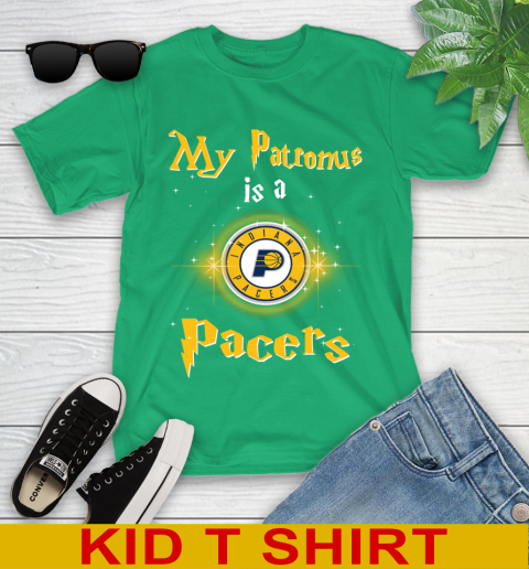NBA Basketball Harry Potter My Patronus Is A Indiana Pacers Youth T-Shirt 7
