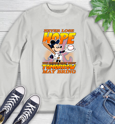 Atlanta Braves MLB Baseball Mickey Disney Never Lose Hope Sweatshirt 5