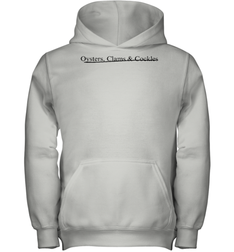 Oyster Clams And Cockles Youth Hoodie