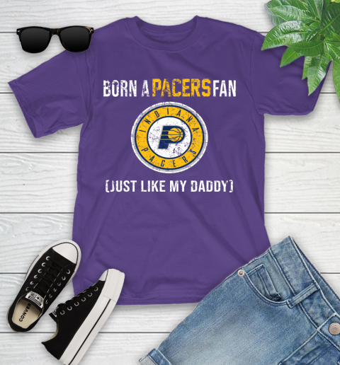 NBA Indiana Pacers Loyal Fan Just Like My Daddy Basketball Shirt Youth T-Shirt 3