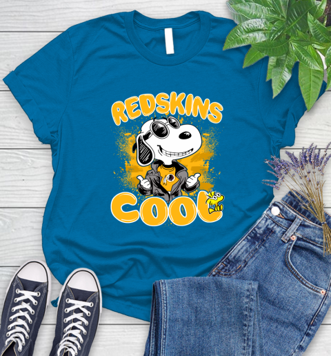 NFL Football Washington Redskins Cool Snoopy Shirt Women's T-Shirt 8