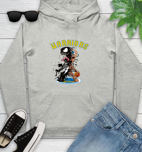 NBA Golden State Warriors Basketball Venom Groot Guardians Of The Galaxy Youth Hoodie