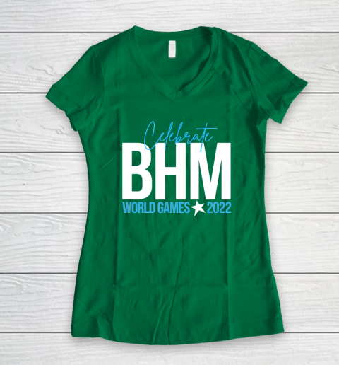 World Games Birmingham 2022 Women's V-Neck T-Shirt 3