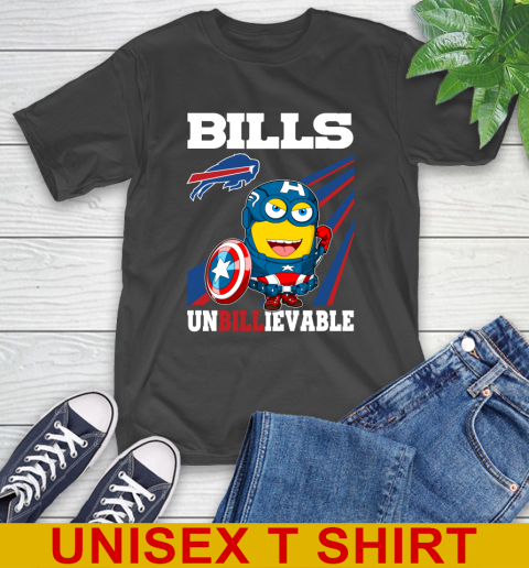 NFL Football Buffalo Bills Captain America Marvel Avengers Minion Shirt T-Shirt