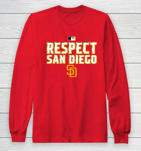 Respect San Diego Padres Long Sleeve T Shirt