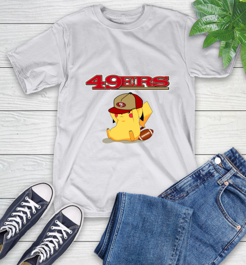NFL Pikachu Football San Francisco 49ers T-Shirt 12