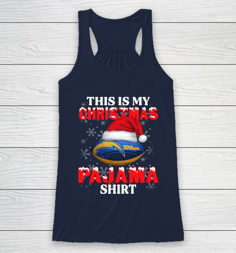 Los Angeles Chargers This Is My Christmas Pajama Shirt NFL Racerback Tank 8