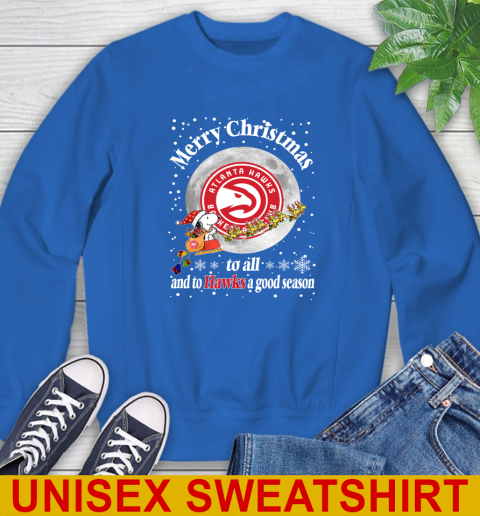 Atlanta Hawks Merry Christmas To All And To Hawks A Good Season NBA Basketball Sports Sweatshirt 11