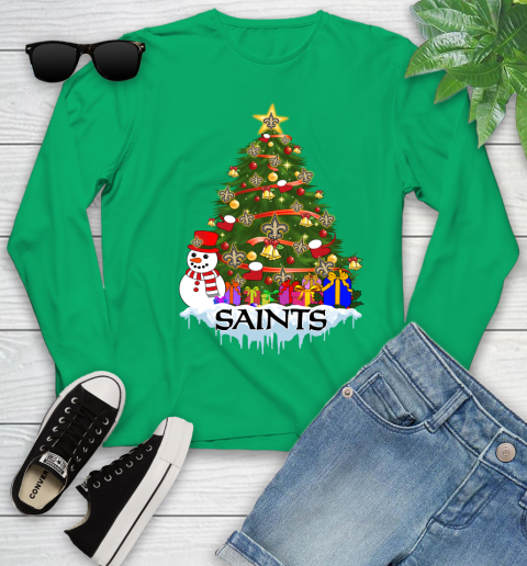 New Orleans Saints Merry Christmas NFL Football Sports Youth Long Sleeve 6