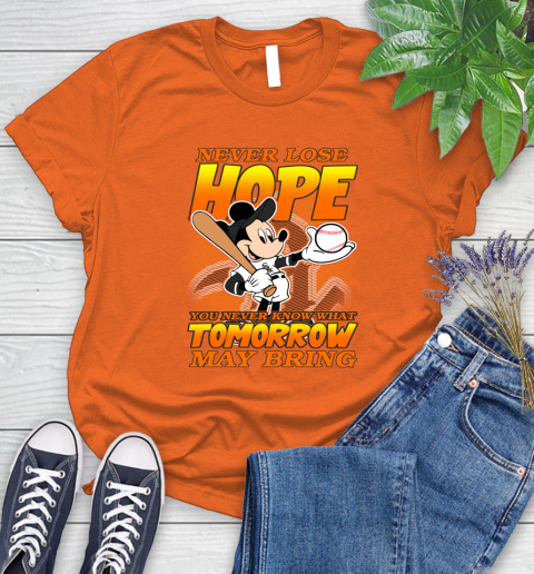 Chicago White Sox MLB Baseball Mickey Disney Never Lose Hope Women's T-Shirt 3