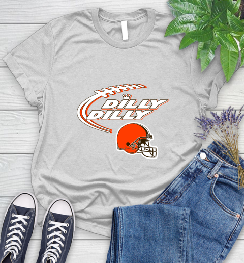 NFL Cleveland Browns Dilly Dilly Football Sports Women's T-Shirt