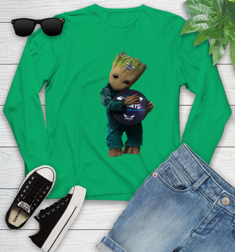 NBA Groot Guardians Of The Galaxy Basketball Sports Charlotte Hornets Youth Long Sleeve 6