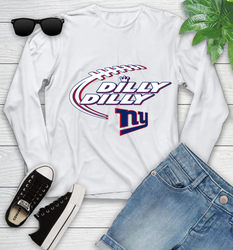 NFL New York Giants Dilly Dilly Football Sports Youth Long Sleeve