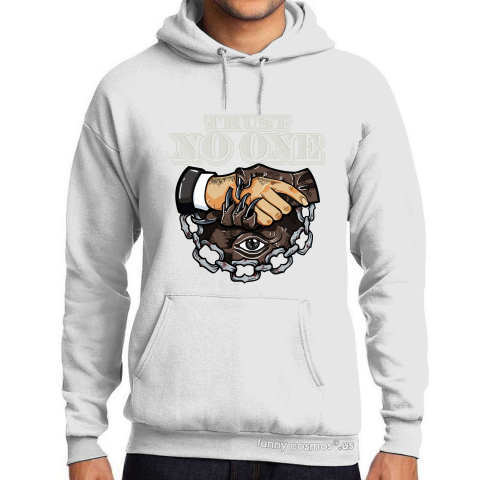 Air Jordan 1 Patina Matching Sneaker Tshirt Trust No One Eye Brown and Gray Jordan Tshirt