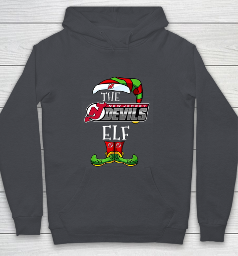 New Jersey Devils Christmas ELF Funny NHL Youth Hoodie 5
