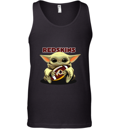 Baby Yoda Loves The Washington Redskins Star Wars NFL Tank Top