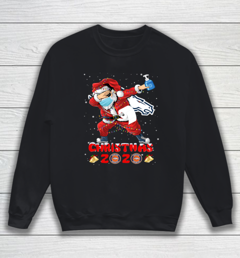 Denver Broncos Funny Santa Claus Dabbing Christmas 2020 NFL Sweatshirt