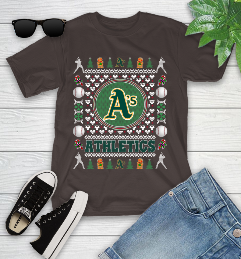 Oakland Athletics Merry Christmas MLB Baseball Loyal Fan Ugly Shirt 106