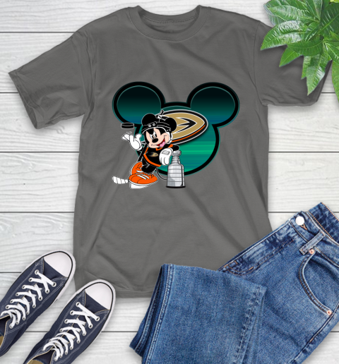 NHL Anaheim Ducks Stanley Cup Mickey Mouse Disney Hockey T Shirt T-Shirt 9