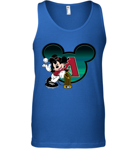 MLB Arizona Diamondbacks The Commissioner's Trophy Mickey Mouse Disney Baseball T Shirt o3Q503R5qXW unisex tank 17 95 151514 front royal