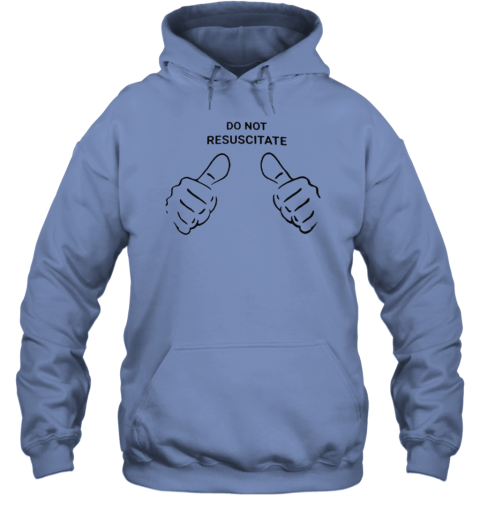 Resuscitate Thumbs Pointing Hoodie