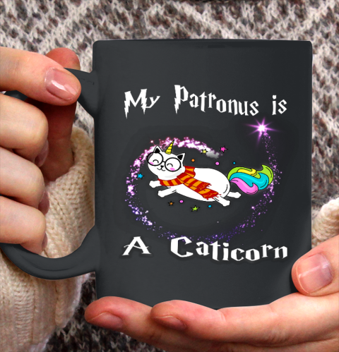 My Patronus is a Caticorn shirt Cat Unicorn Ceramic Mug 11oz