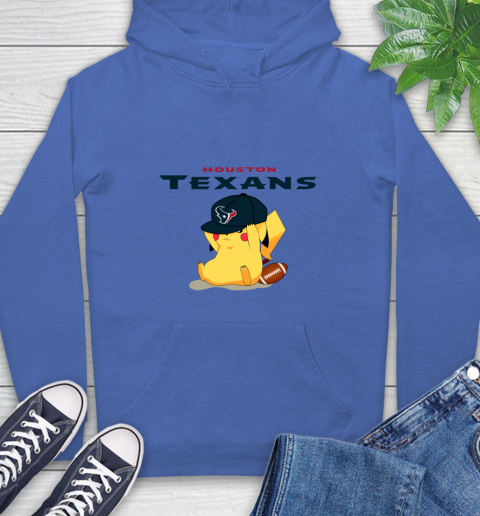 NFL Pikachu Football Sports Houston Texans Hoodie 9