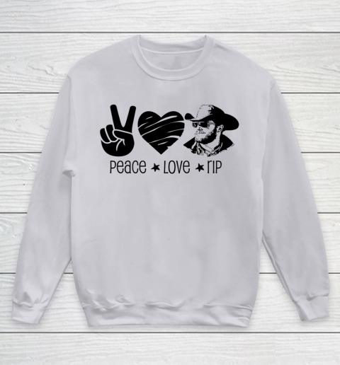 Rip Wheeler Shirt Peace Love Rip Youth Sweatshirt 2