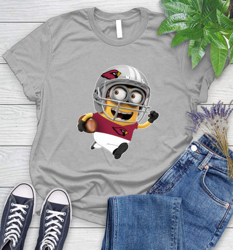 NFL Arizona Cardinals Minions Disney Football Sports Women's T-Shirt 5