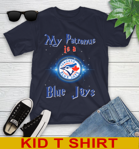 MLB Baseball Harry Potter My Patronus Is A Toronto Blue Jays Youth T-Shirt 2