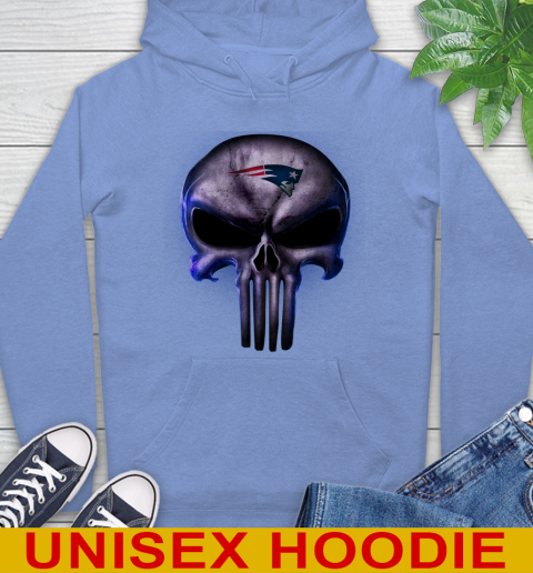 Patriots skull clearance hoodie