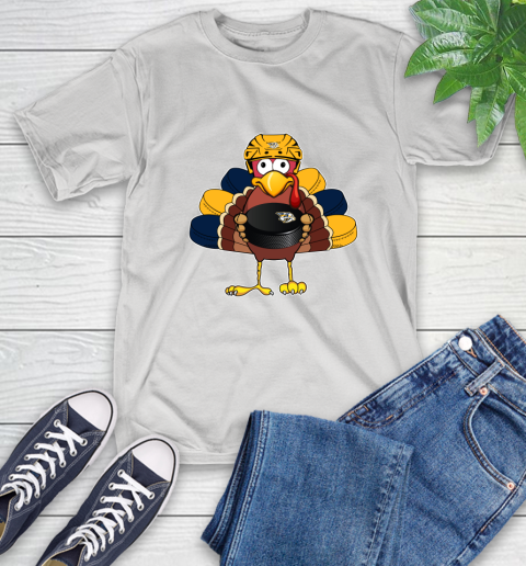 Nashville Predators Turkey Thanksgiving Day T-Shirt