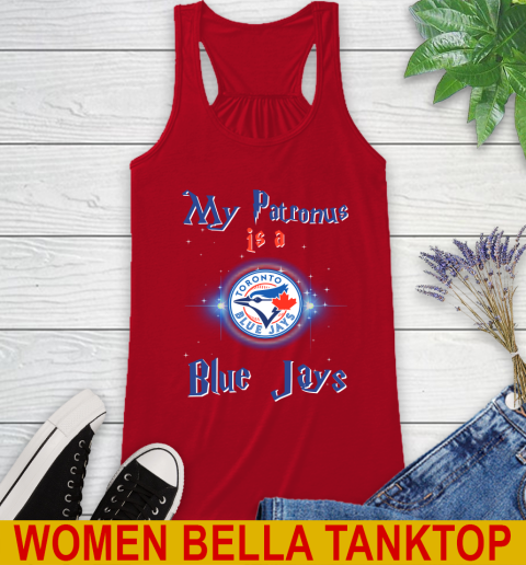 MLB Baseball Harry Potter My Patronus Is A Toronto Blue Jays Racerback Tank 4