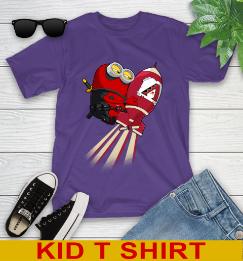 MLB Baseball Arizona Diamondbacks Deadpool Minion Marvel Shirt Youth T-Shirt 3