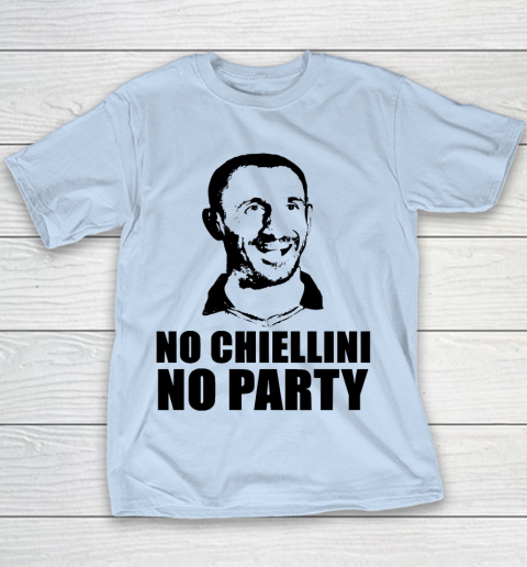 No Chiellini, No Party Italia Champion Euro Player Youth T-Shirt 4