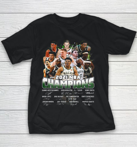 Milwaukee Bucks Championship shirt Milwaukee Basketball Bucks Finals 2021 Youth T-Shirt