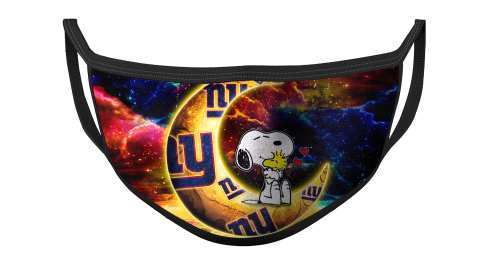 NFL New York Giants Football Snoopy Moon Galaxy For Fans Cool Face Masks Face Cover