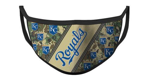 MLB Kansas City Royals Baseball Military Camo Patterns For Fans Cool Face Masks Face Cover