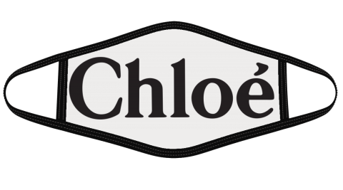 Chloe Logo Mask Cloth Face Cover