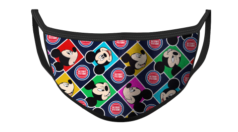 NBA Detroit Pistons Basketball Mickey For Fans Cool Face Masks Face Cover