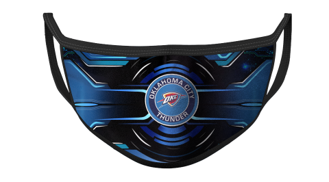 NBA Oklahoma City Thunder Basketball For Fans Cool Face Masks Face Cover