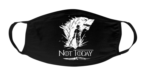 Game Of Thrones Arya Stark Not Today Face Mask Face Cover
